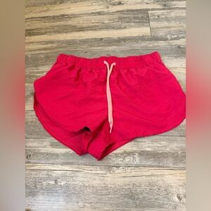 Men’s swim short in extreme short length.